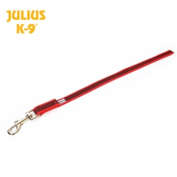 Julius K9 Guinzaglio Super-Grip Rosso - Senza Maniglia